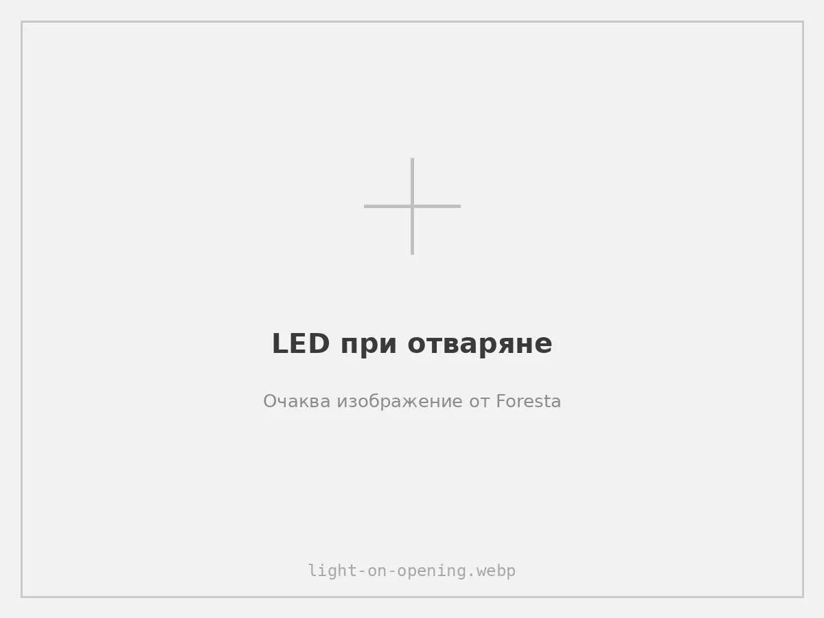 LED при отваряне на врати и чекмеджета